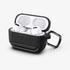 ACS05482 - Apple AirPods Pro 2 Case Rugged Armor in matte black showing the front